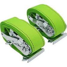 Load image into Gallery viewer, Wheel Tie Down Straps 2.5m Pair - RW48